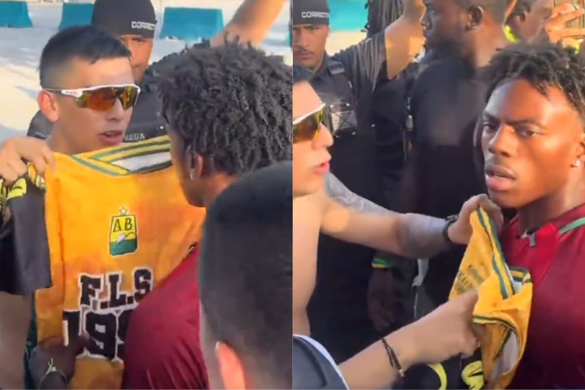 Video: IShowSpeed recibió una camiseta del Atlético Bucaramanga y su reacción sorprendió. Foto: Captura de pantalla de video/Edición: Vanguardia