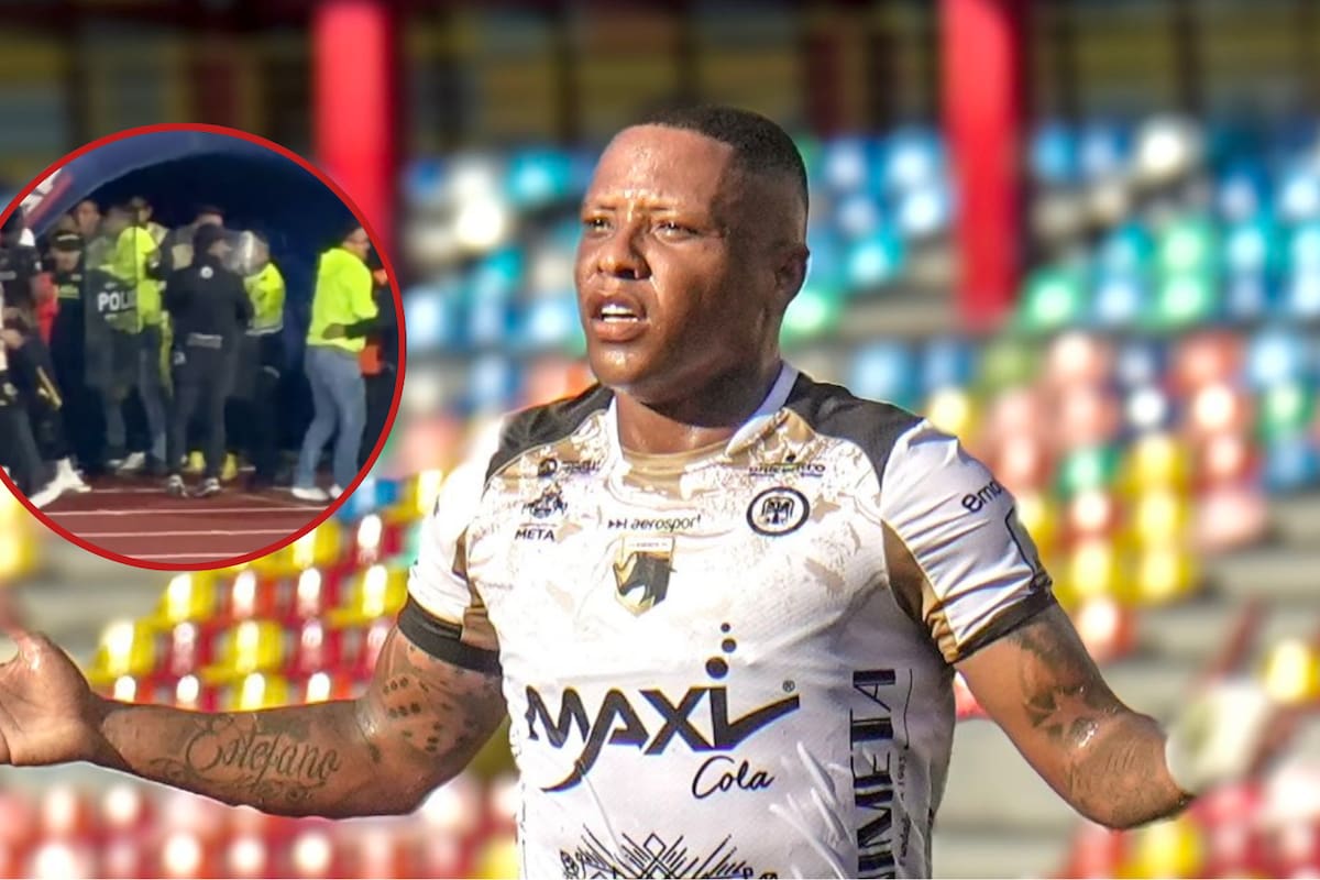 Video: Jhon Vásquez, jugador de Llaneros, agredió a un integrante de logística tras ser expulsado ante Once Caldas. Foto: Llaneros y captura de pantalla