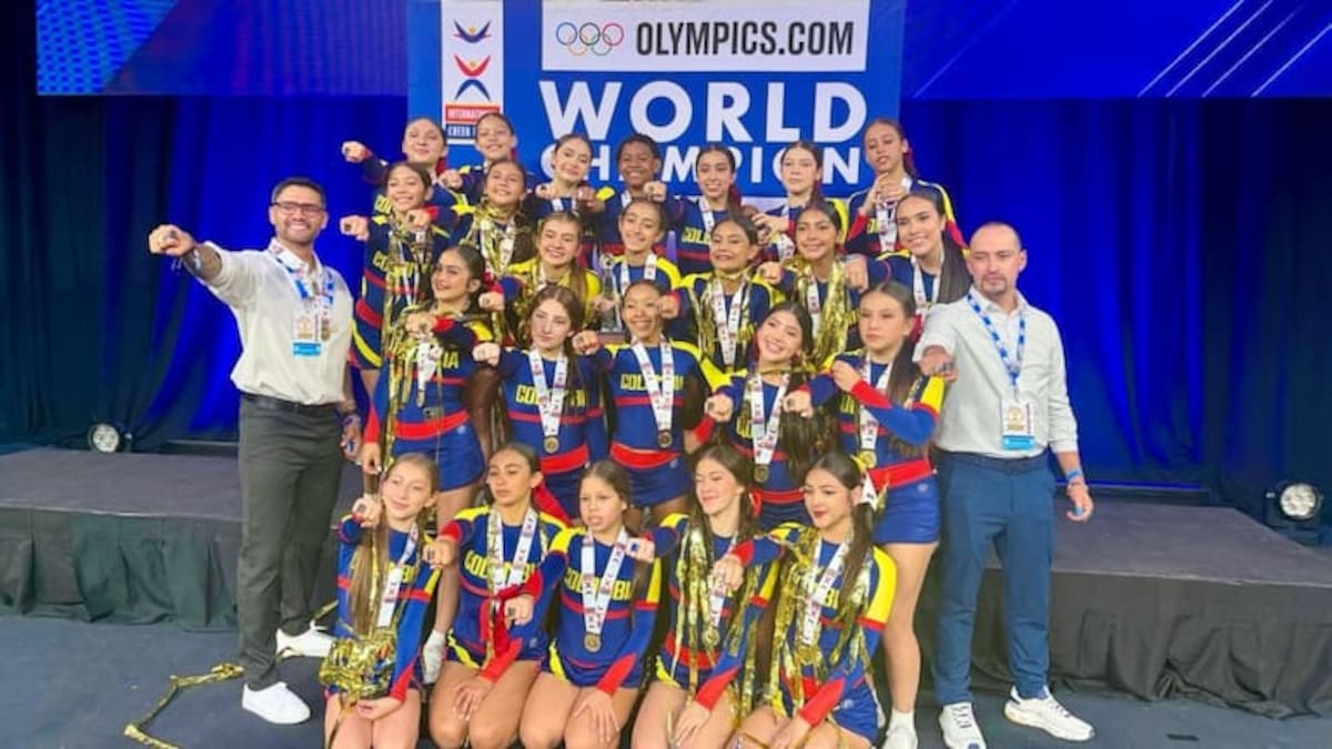 Video: la Selección Colombia de porrismo se coronó campeona mundial con una rutina que sorprendió al mundo. Foto: Video: la Selección Colombia de porrismo se coronó campeona mundial con una rutina que sorprendió al mundo