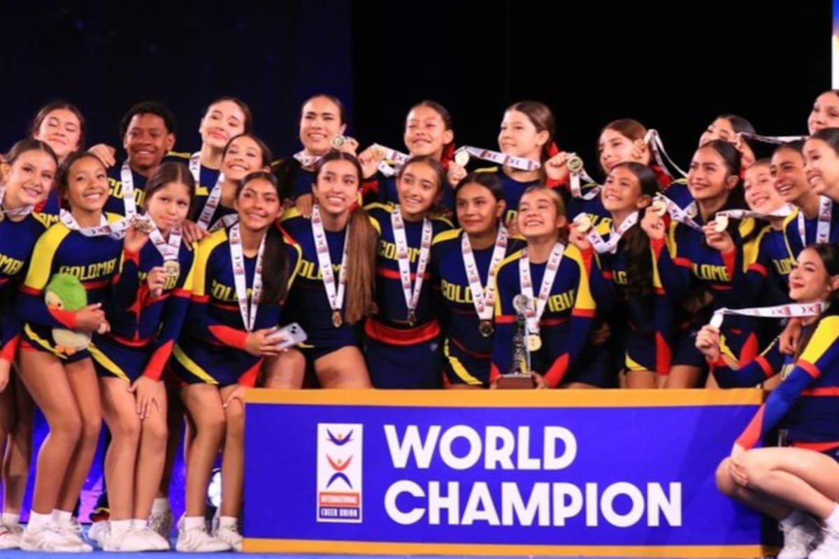 Video: la Selección Colombia de porrismo se coronó campeona mundial con una rutina que sorprendió al mundo. Foto: Federación Colombiana de Porrismo