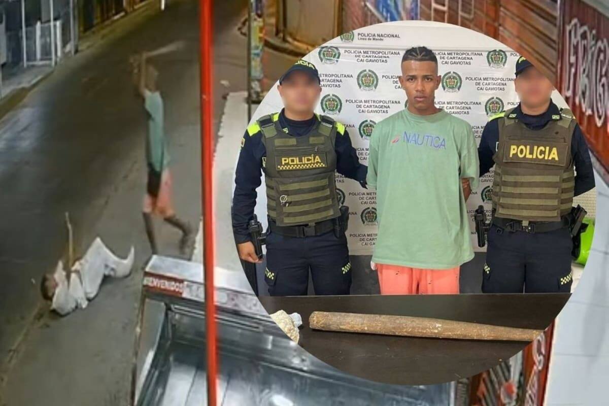 Video: ladrón atacó a carnicero con un palo hasta causarle la muerte