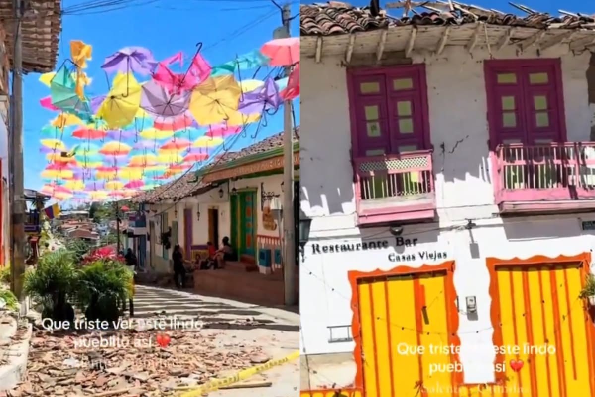 Video: las imágenes devastadoras que deja el terremoto en Salento, uno de los municipios más turísticos del Quindío. Foto: Caputra de pantalla video de El Olfato