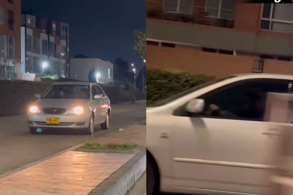 Video muestra a un conductor que invadió la ciclorruta para evitar el trancón en Bogotá. | Foto: Vanguardia, Tomado de Video