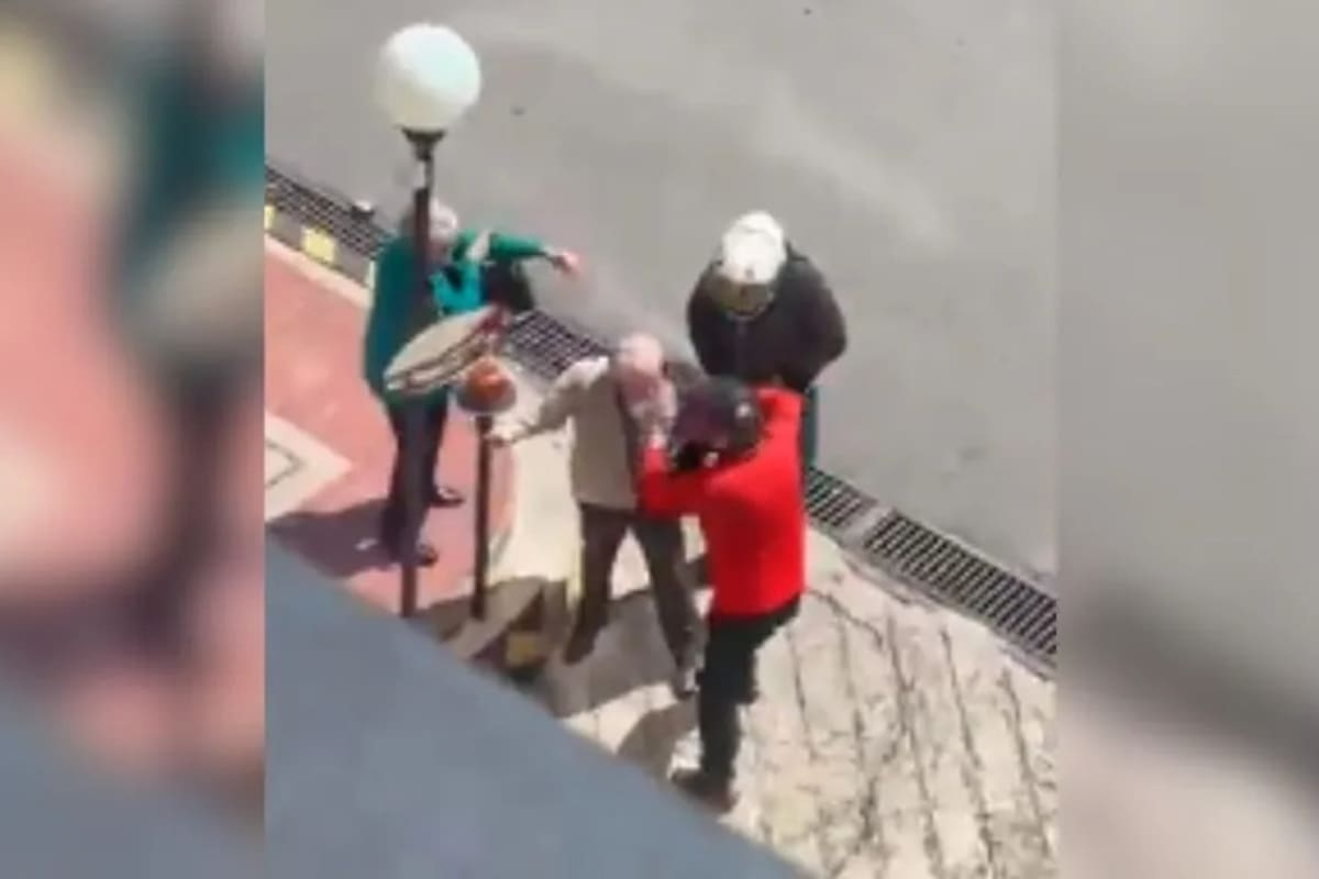 Video muestra violento robo a una pareja de adultos mayores. | Foto: Q' Hubo Bogotá.