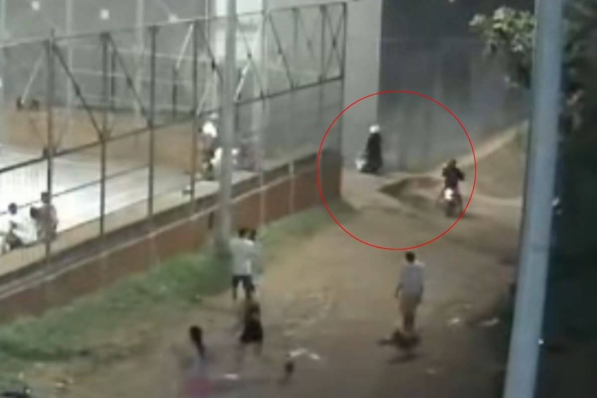 Video revela el momento en que sicarios intentan asesinar a un hombre en una cancha de Piedecuesta