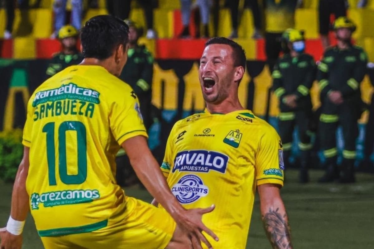 Video: reviva el gol de Luciano Pons que pone a celebrar al Atlético Bucaramanga en el inicio de los cuadrangulares. Foto: Atlético Bucaramanga