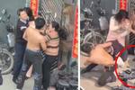 Video: Sorprende a su esposo con la amante y termina en violenta pelea en plena calle