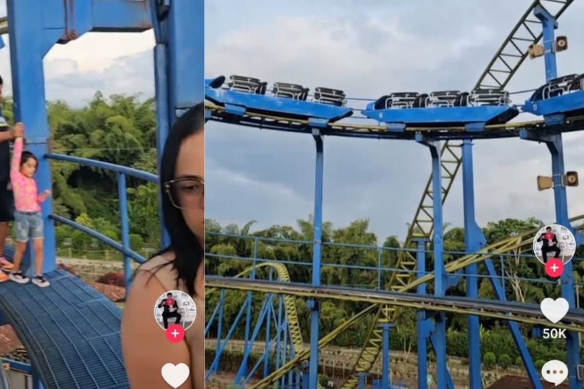 Video viral del Parque del Café tras fallo técnico causa conmoción en redes. Foto tomada de redes sociales/VANGUARDIA