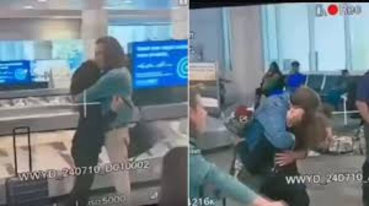 El inesperado encuentro quedó registrado en video y desató una ola de comentarios en redes sociales. La insólita escena.