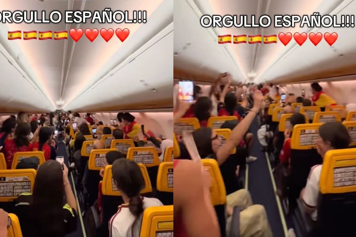 Un piloto anuncia en pleno vuelo al campeón del Mundial 2026, y los españoles estallan en alegría.