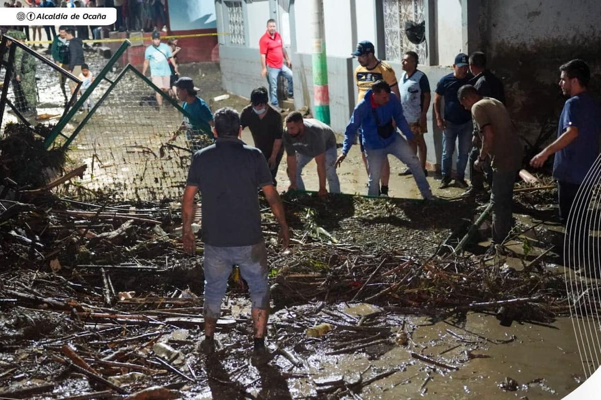 Videos: Emergencia en Ocaña por desbordamiento del río Tejo y graves inundaciones. | Foto: Alcaldía de Ocaña