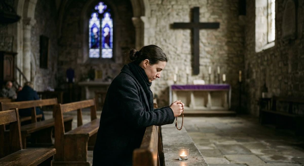 Dedica un momento de oración y silencio en Viernes Santo, cumpliendo con la tradición de ayuno y abstinencia espiritual.
Foto tomada de: IA