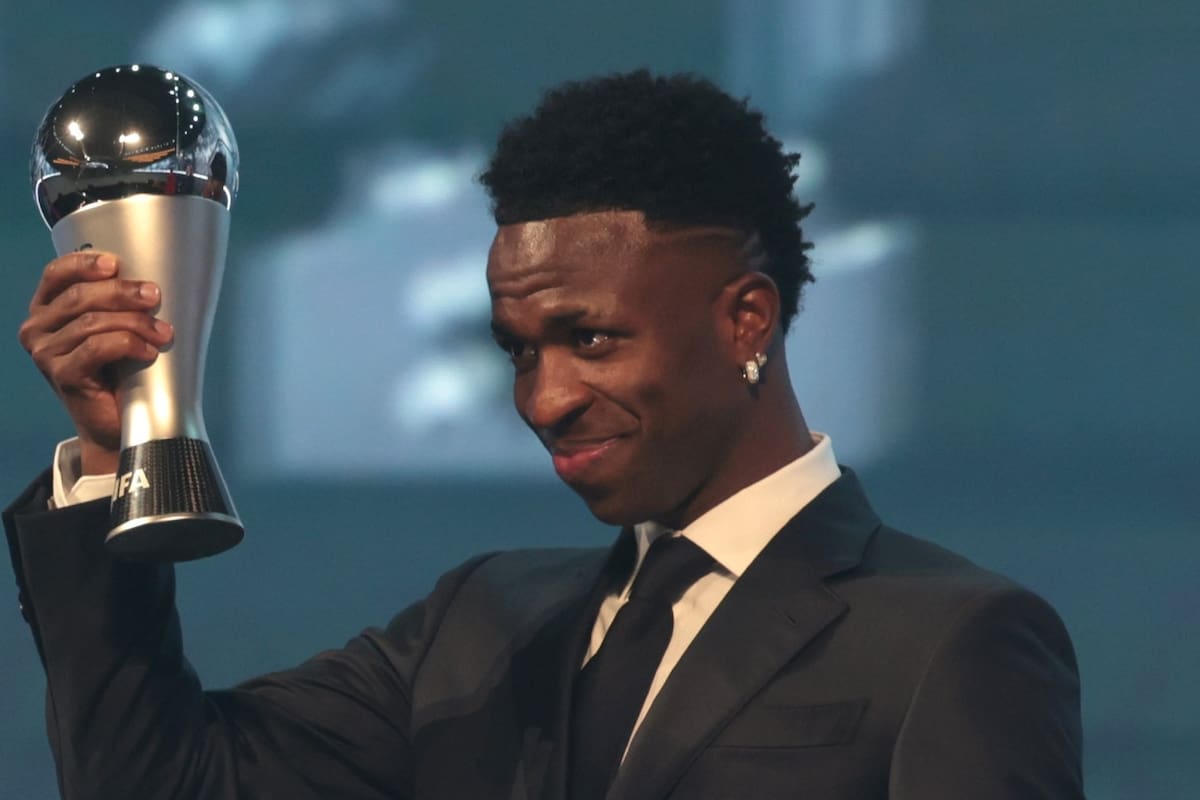 Vinicius Júnior The Best 2024. (Foto: Fifa / VANGUARDIA).