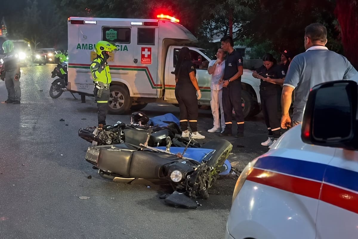 Accidentes de motociclistas disparan las alarmas en Bucaramanga.