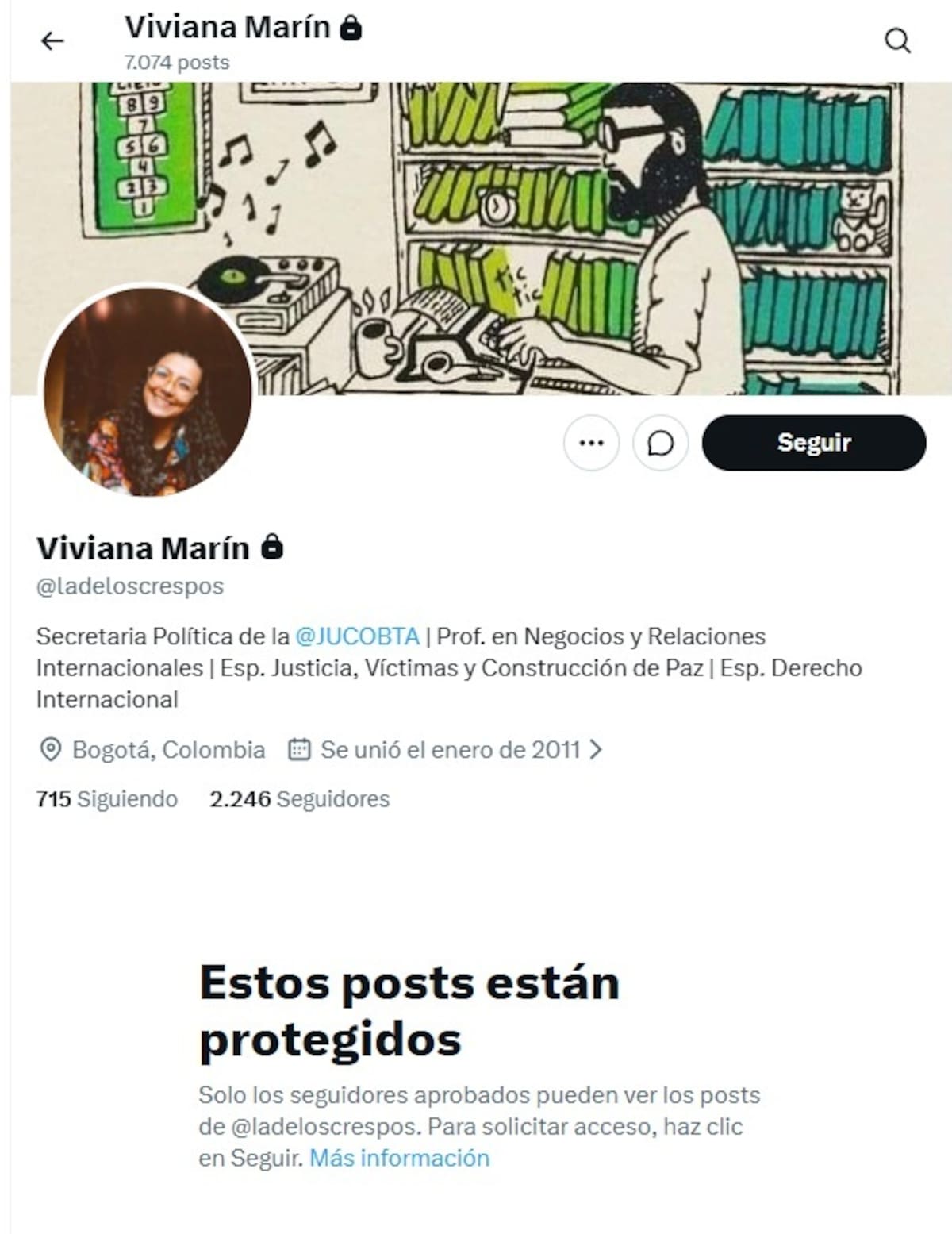 Denuncian por terrorismo a la militante del Partido Comunista Colombiano Viviana Marín Carmona, que lanzó convocatoria para “hacer invivible” el país a Abelardo De La Espriella. Después de las denuncias bloqueó sus redes
