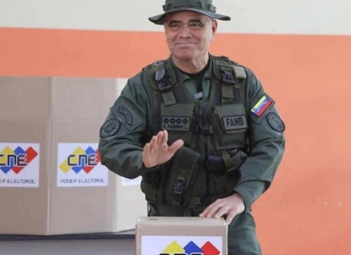 El ministro de Defensa de Venezuela, Vladimir Padrino López.