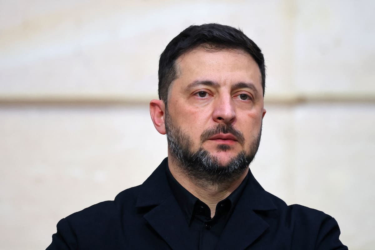 El presidente de Ucrania, Volodímir Zelenski, en una imagen de archivo. //EFE/SARAH MEYSSONNIER.
