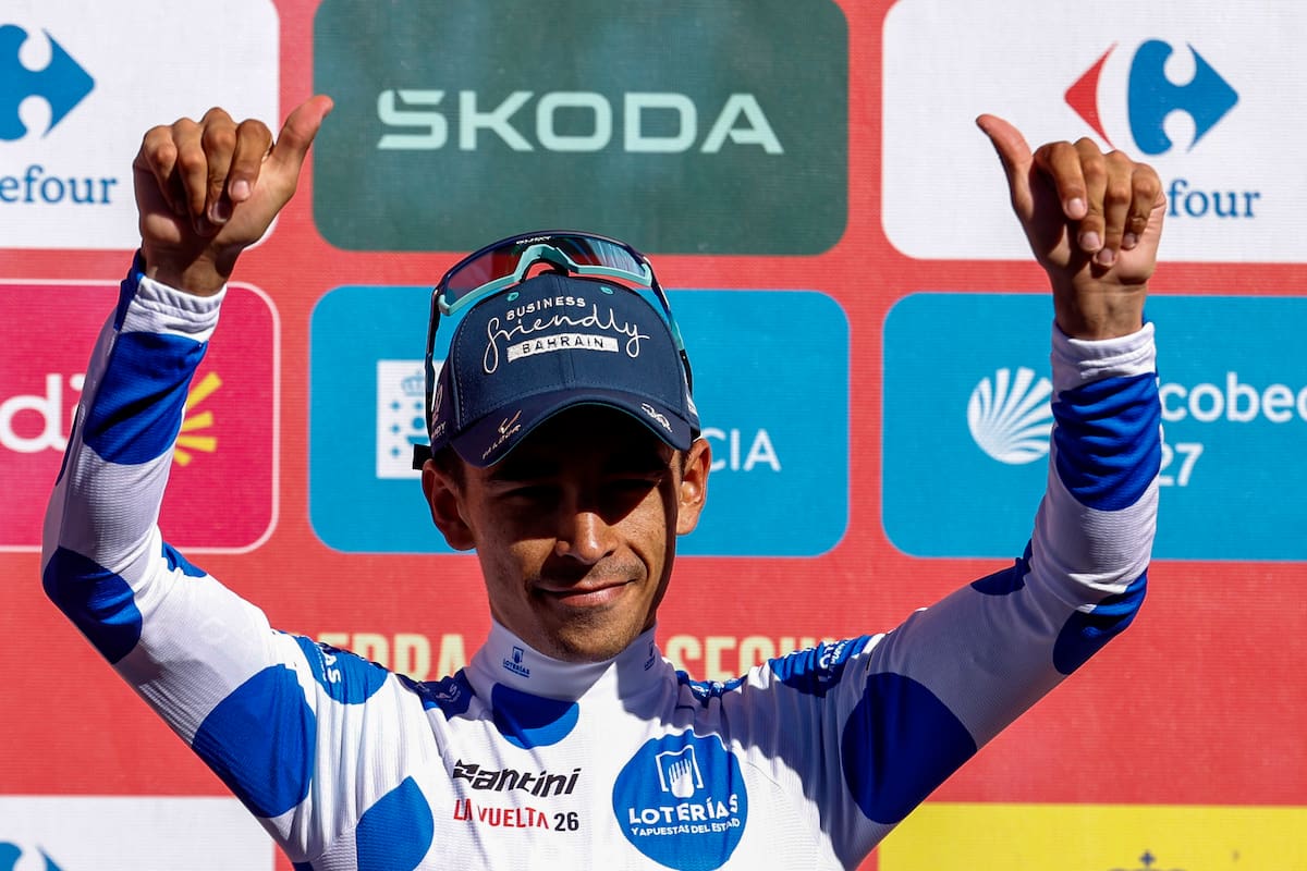 Vuelta a España: Santiago Buitrago manda en la montaña y Enric Mas sigue líder de la general. EFE/Javier Lizón