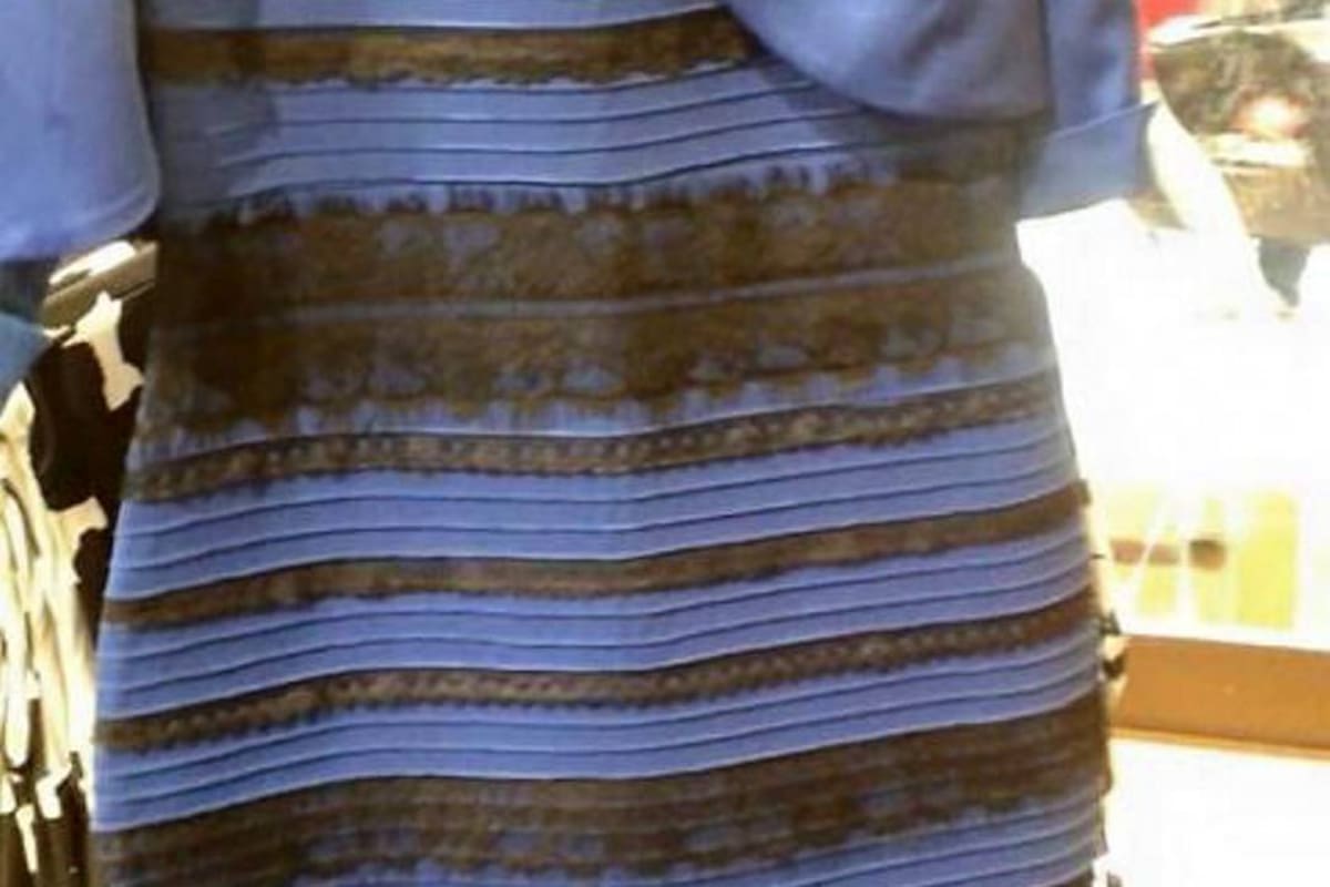 ¿De qué color es este vestido? Polémica en redes sociales (Foto: TOMADO DE TWITTER.COM/VANGUARDIA LIBERAL)