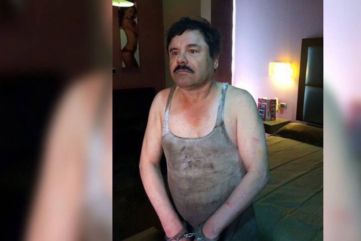 "El Chapo" Guzmán en una entrevista con Sean Penn para Rolling Stone antes de su captura (Foto: AFP/VANGUARDIALIBERAL)