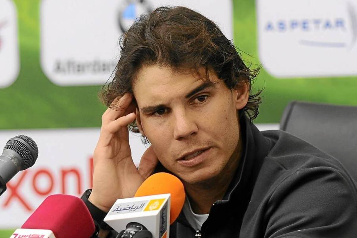 Nadal cambia su raqueta por otra más pesada para mejorar su servicio (Foto: Afp/VANGUARDIA LIBERAL)
