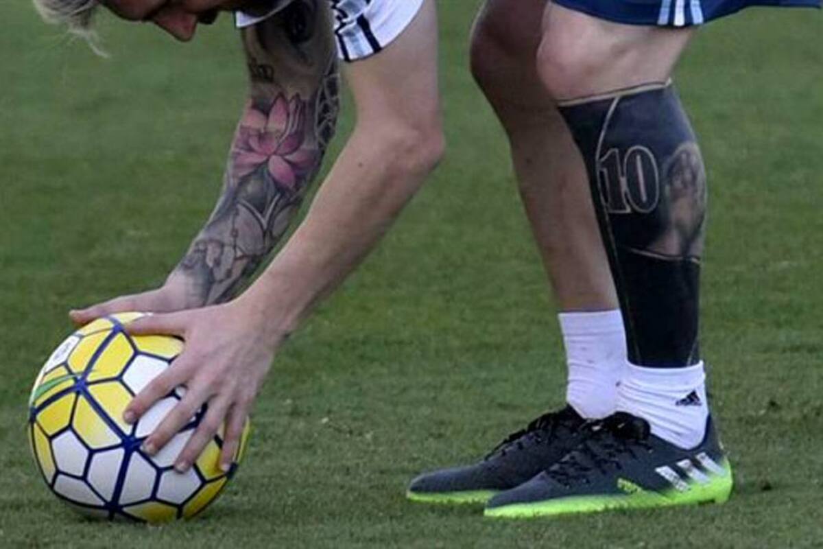 Nuevo tatuaje de Leo Messi (Foto: TOMADA DE INTERNET/VANGUARDIA LIBERAL )