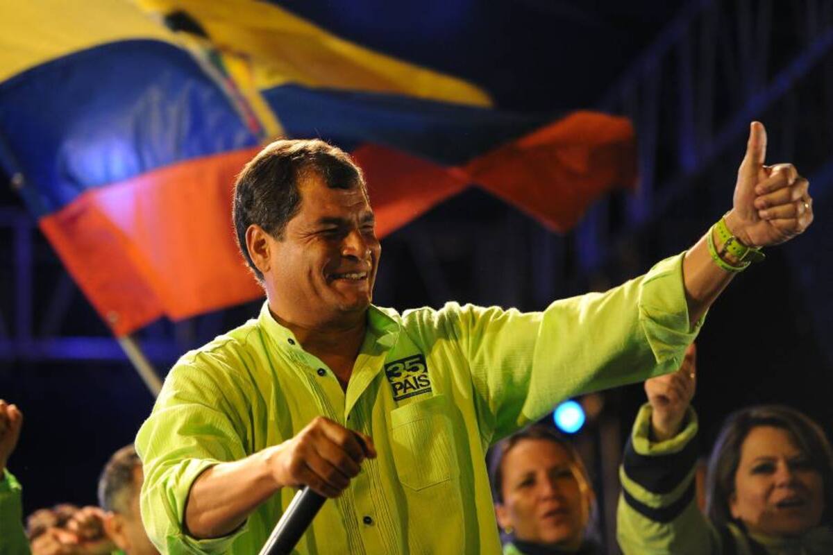 Correa es reelegido presidente de Ecuador, según sondeos (Foto: Archivo/ VANGUARDIA LIBERAL)