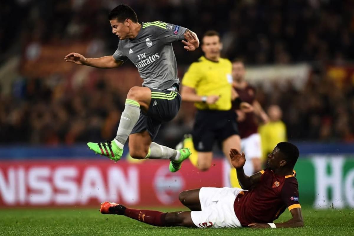 Con James de titular, Real Madrid venció 2-0 a la Roma (Foto: AFP /VANGUARDIA LIBERAL)