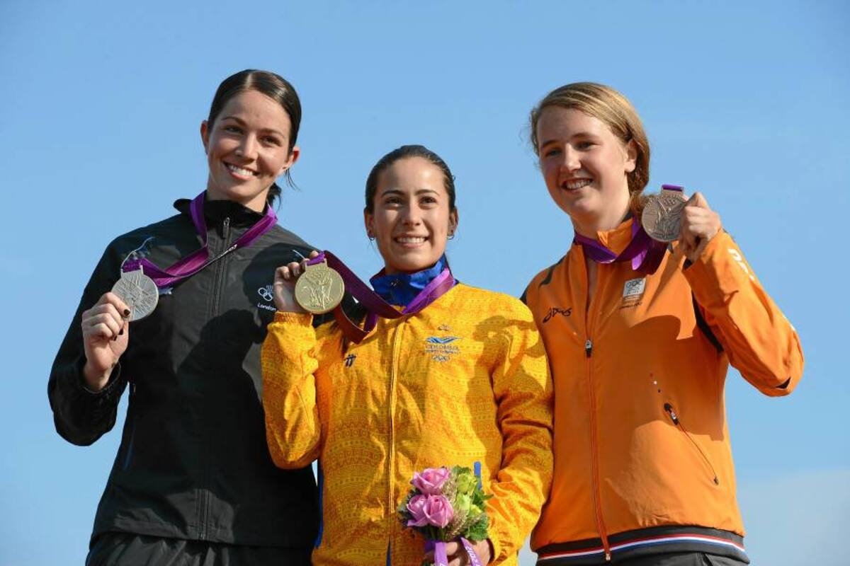 Mariana Pajón, medalla de oro en BMX (Foto: AFP/VANGUARDIA LIBERAL)