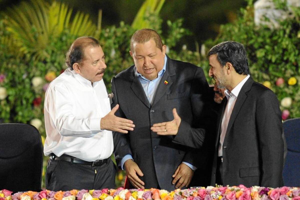 Ortega asumió con poderes hegemónicos en presencia de Chávez y Ahmadinejad (Foto: Afp/VANGUARDIA LIBERAL)