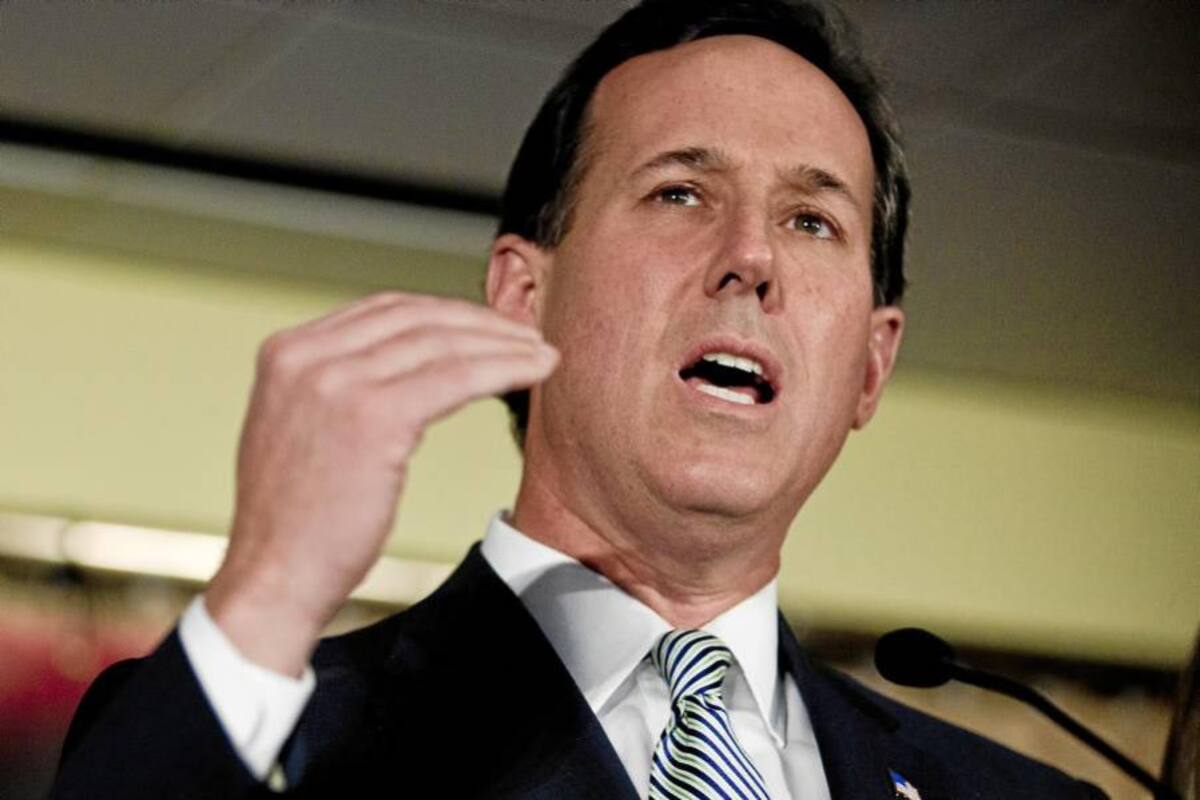 Rick Santorum fue el ganador en Iowa, EE.UU. (Foto: Afp/VANGUARDIA LIBERAL)