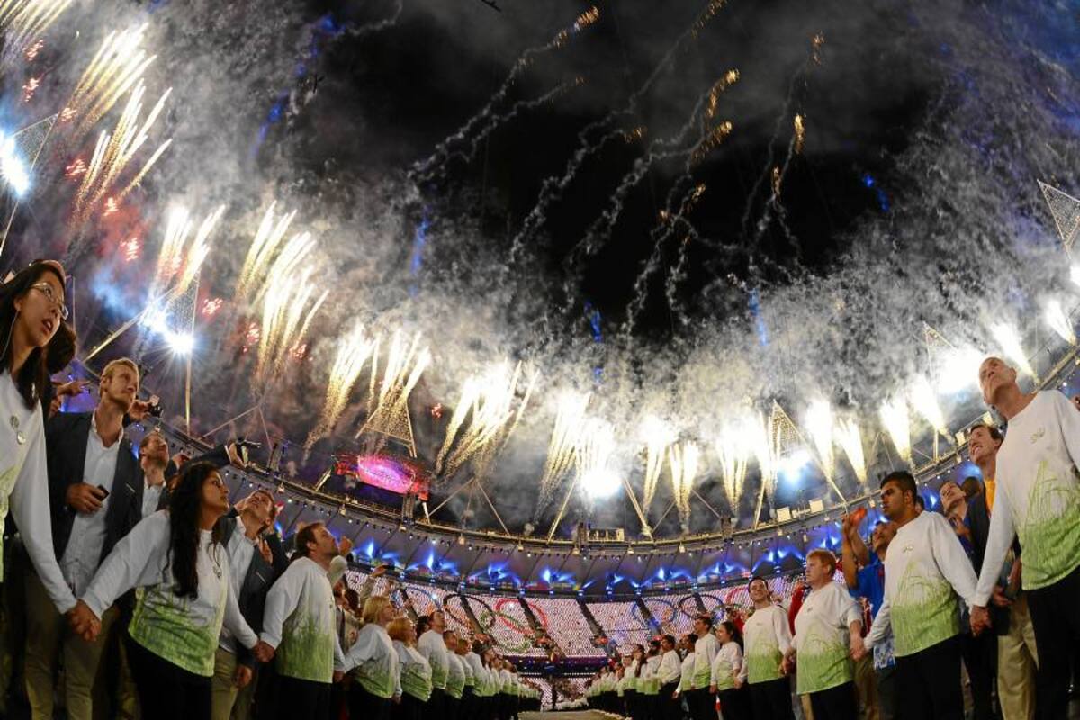 Emotiva despedida a los Juegos Olímpicos de Londres 2012. (Foto: AFP/VANGUARDIA LIBERAL)