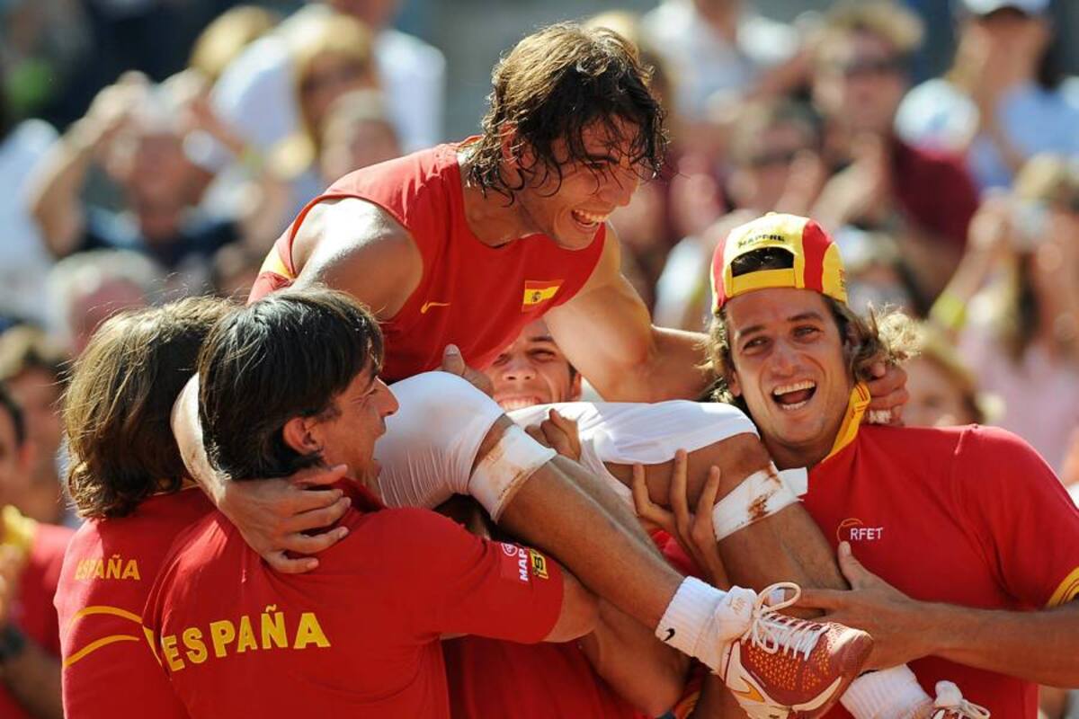Nadal, Ferrer, Feliciano y Verdasco, los elegidos para medirse a Argentina (Foto: Afp/VanguardiaLiberal)