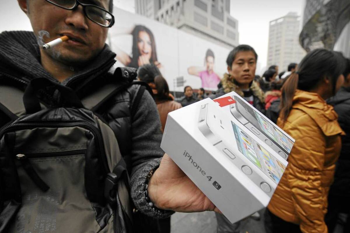 Apple suspende la venta del iPhone 4S por razones de seguridad en China (Foto: Afp/VANGUARDIA LIBERAL)