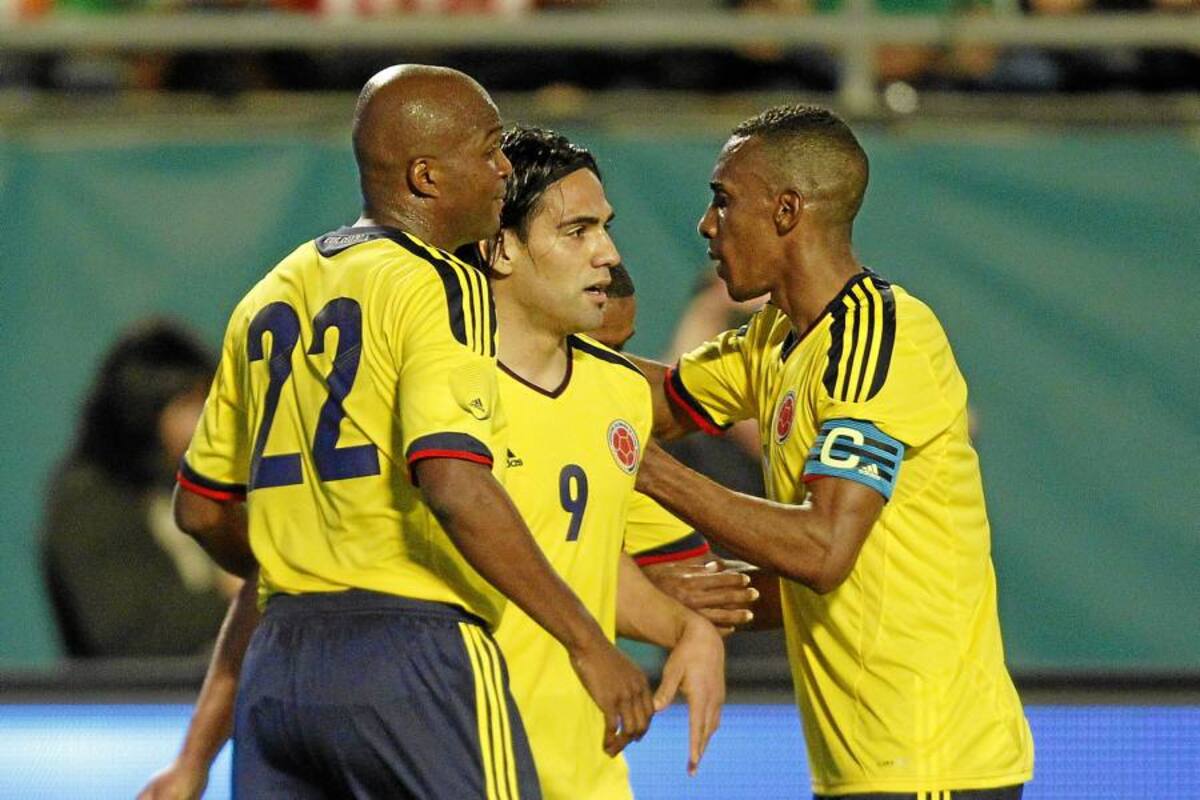 Falcao y Cuadrado le dieron el triunfo a Colombia en el debut de Pékerman (Foto: Afp/VanguardiaLiberal)