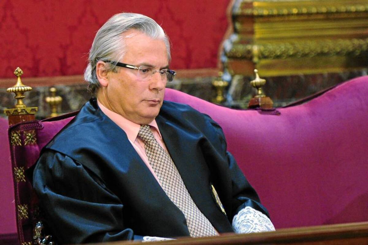 Baltasar Garzón se sienta por primera vez en el banquillo de los acusados (Foto: Afp/VanguardiaLiberal)