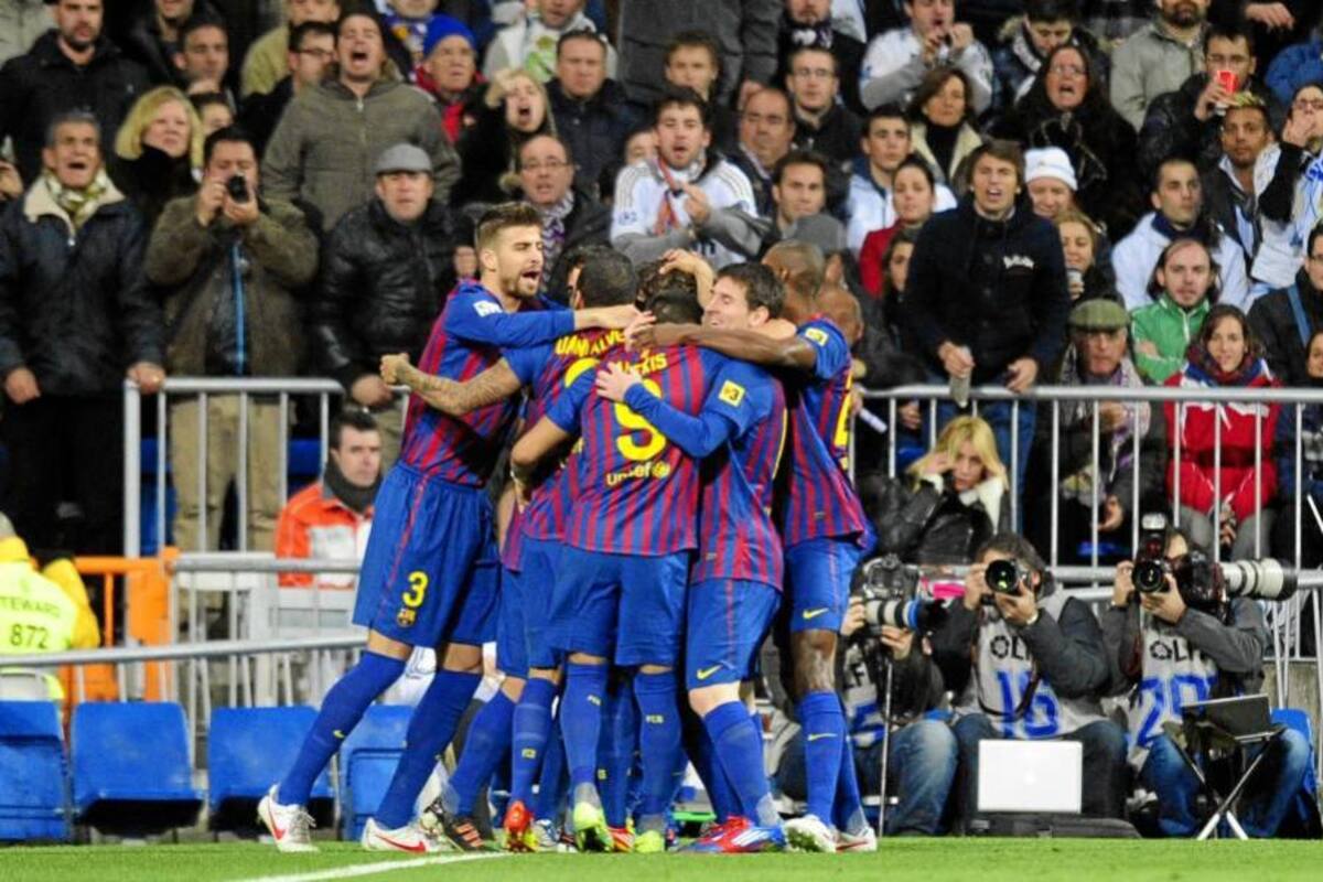 Así fueron los gones de Ronaldo y Puyol. Real Madrid 1 - Barcelona 2 (Foto: Afp/VANGUARDIA LIBERAL)