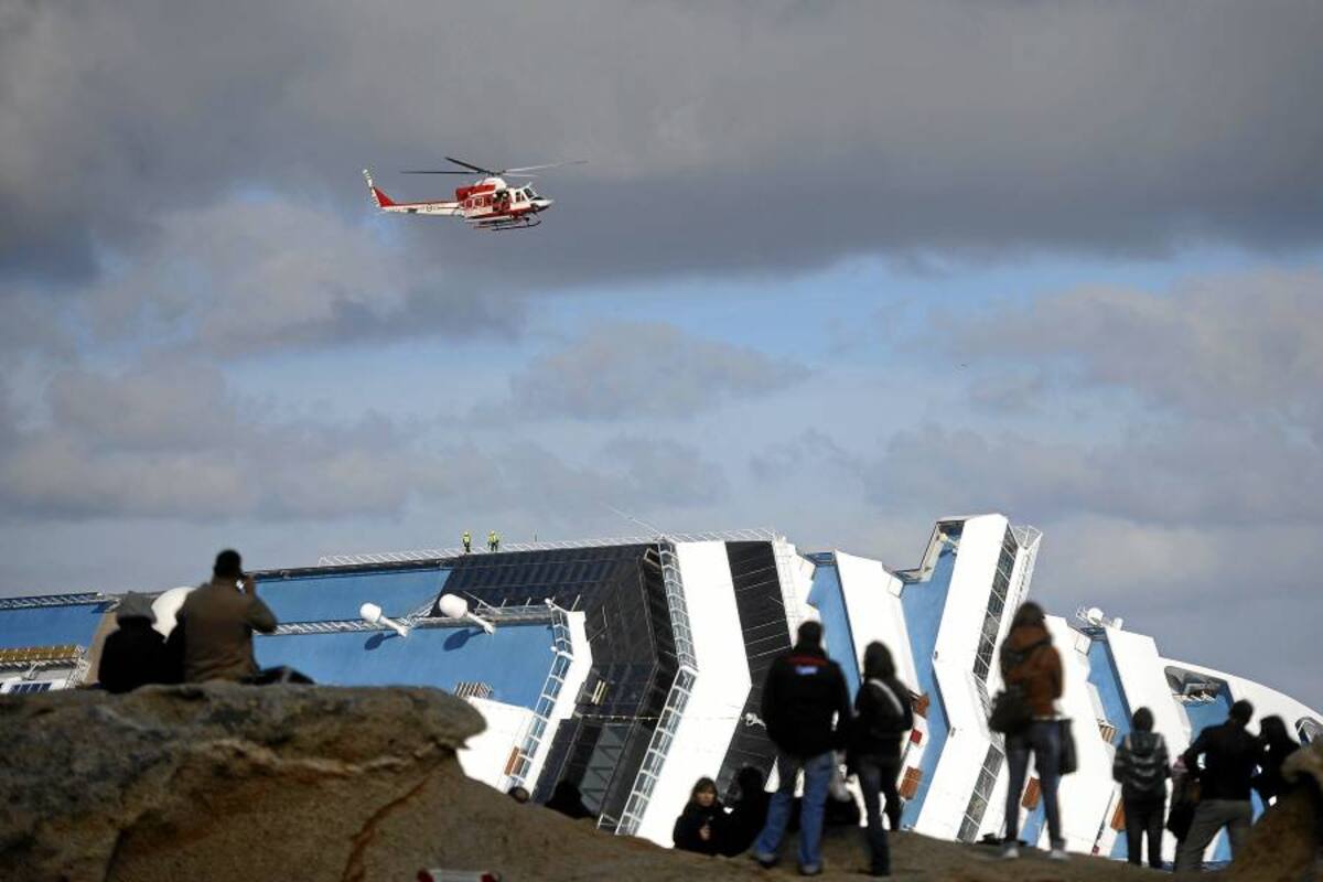 Hallan otros dos cuerpos tras el naufragio del "Concordia" (Foto: Afp/VanguardiaLiberal)