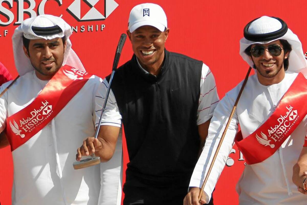 Tiger Woods, preparado para el torneo de Abu Dabi (Foto: Afp/VanguardiaLiberal)