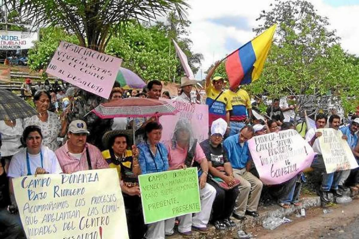 Se inicia paro cívico en campos petroleros de Barrancabermeja (Foto: Archivo/VANGUARDIA LIBERAL)