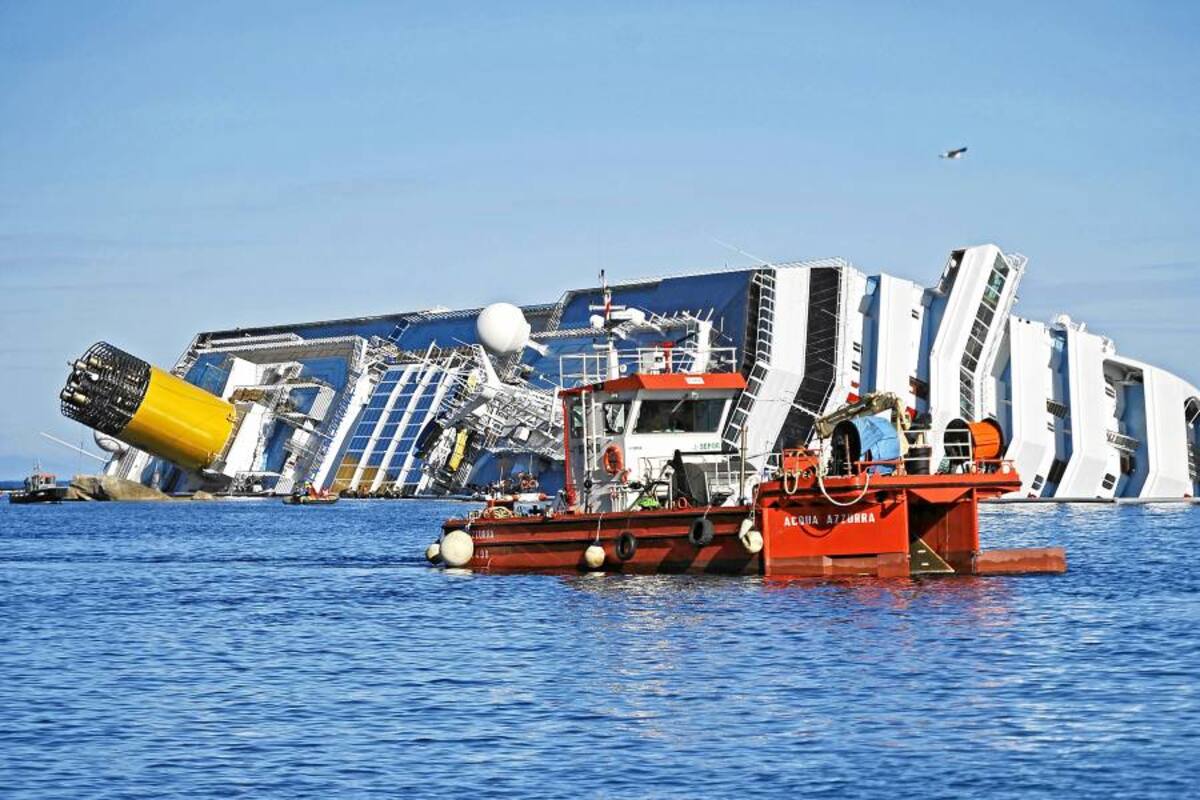 Costa Cruceros pagará 14.000 euros a cada pasajero del crucero naufragado (Foto: Afp/VANGUARDIA LIBERAL)