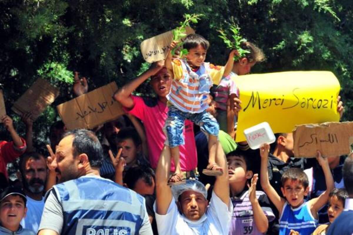 Angelina Jolie visitó un campamento de refugiados sirios.(Foto: AFP/VANGUARDIA LIBERAL)