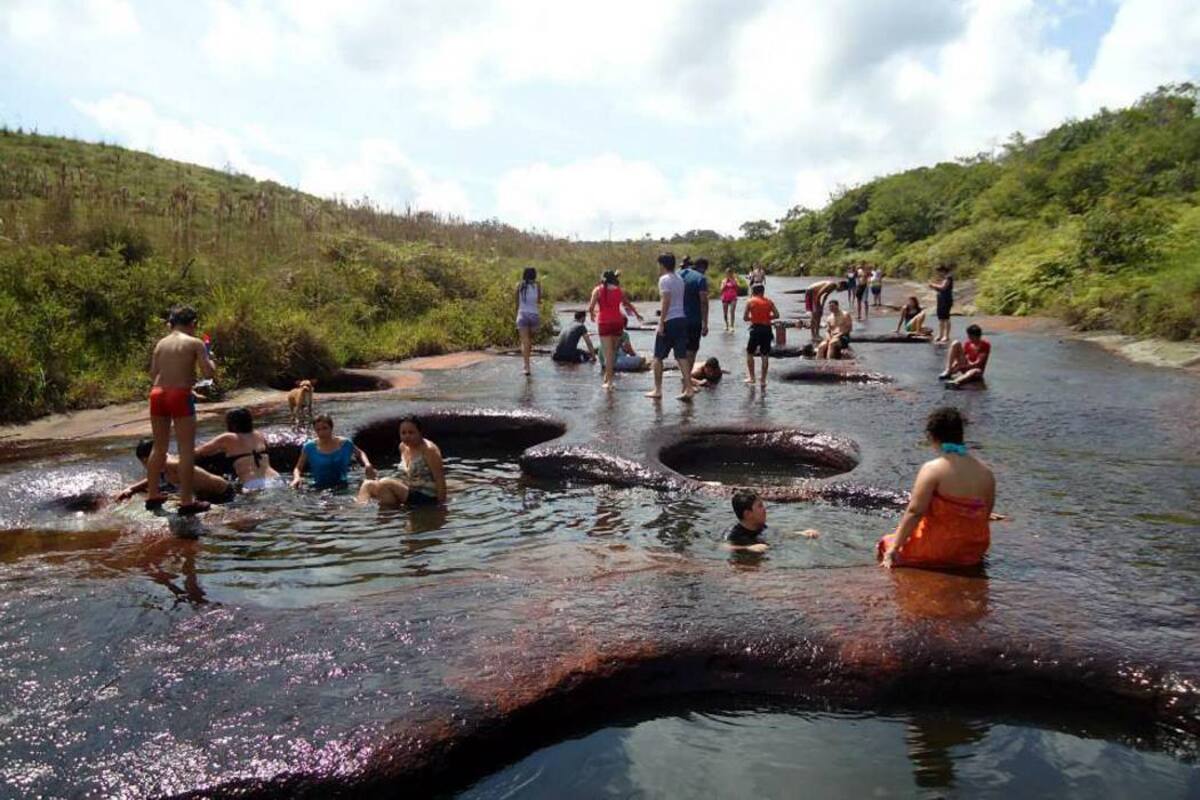 Balneario Las Gachas, Municipio de Guadalupe (Foto: Suministrada Caminantes de Santander)