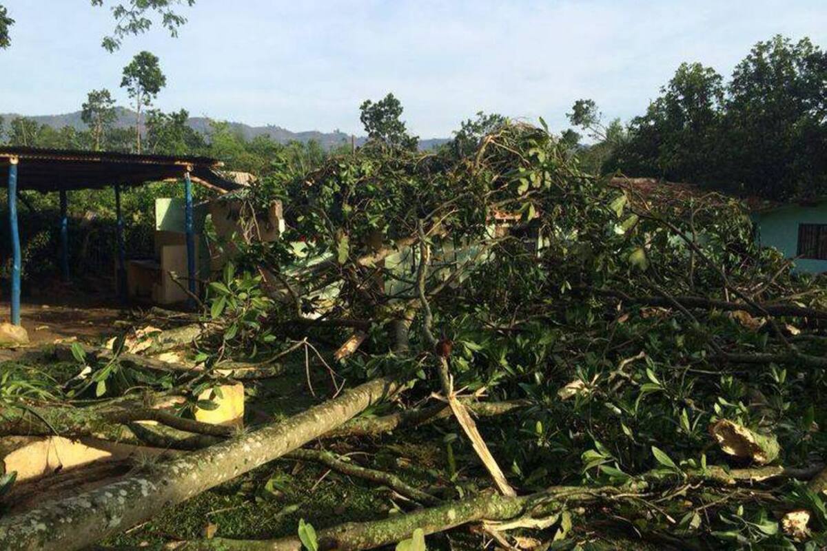 112 personas afectadas tras fuerte vendaval en Piedecuesta (Foto: Foto: Facebook Alcaldía Piedecuesta Prensa)