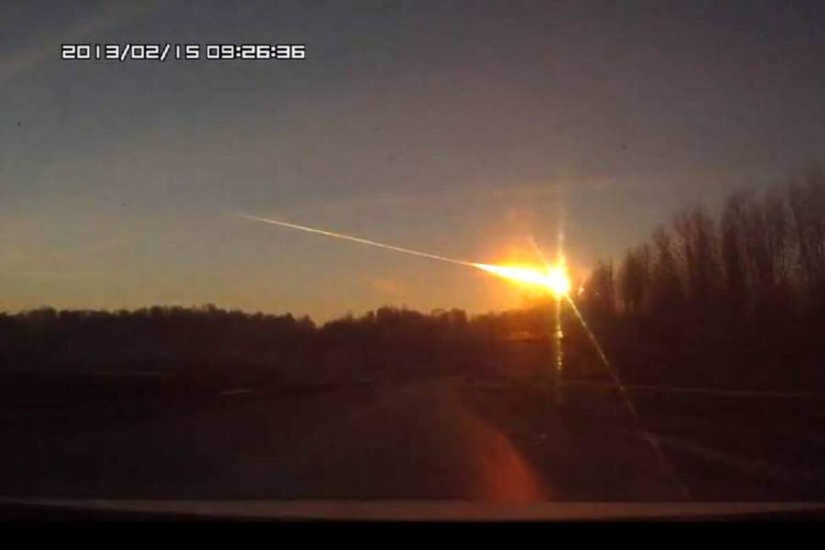 Video captó el momento de la caída de meteorito en Rusia (Foto: Tomada de internet/VANGUARDIA LIBERAL)