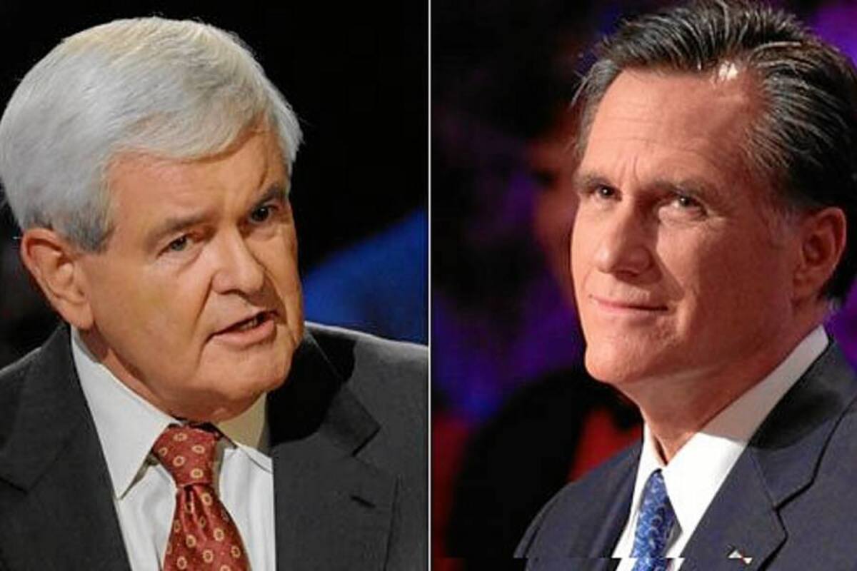 Romney tiene la ventaja, en tanto Gingrich, debilitado, resiste (Foto: Tomado de internet/ VANGUARDIA LIBERAL)