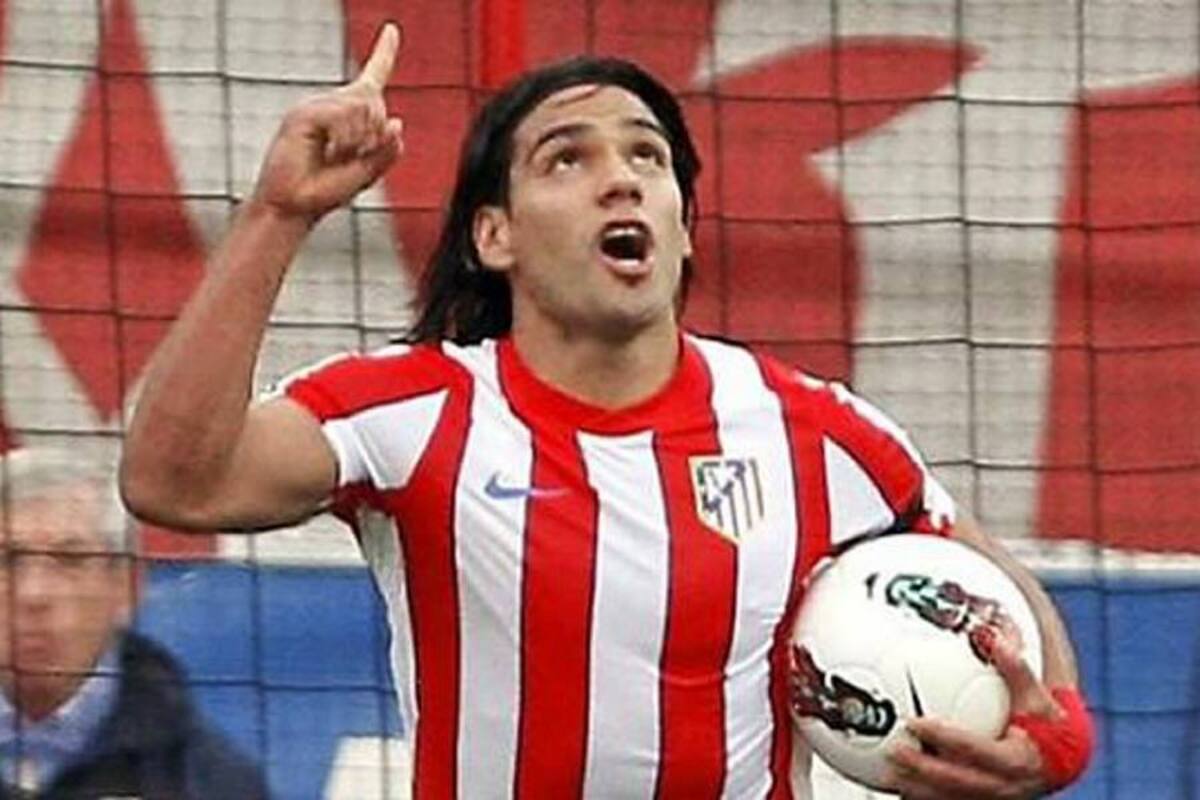 Falcao anotó en la victoria del Atlético 3-1 ante Rayo Vallecano (Foto: Tomada de Internet/VanguardiaLiberal)