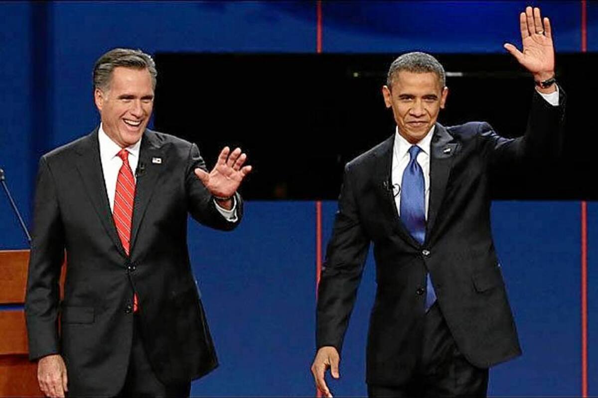 Obama ganó segundo debate frente a Romney, según un sondeo entre espectadores (Foto: Afp/ VANGUARDIA LIBERAL)