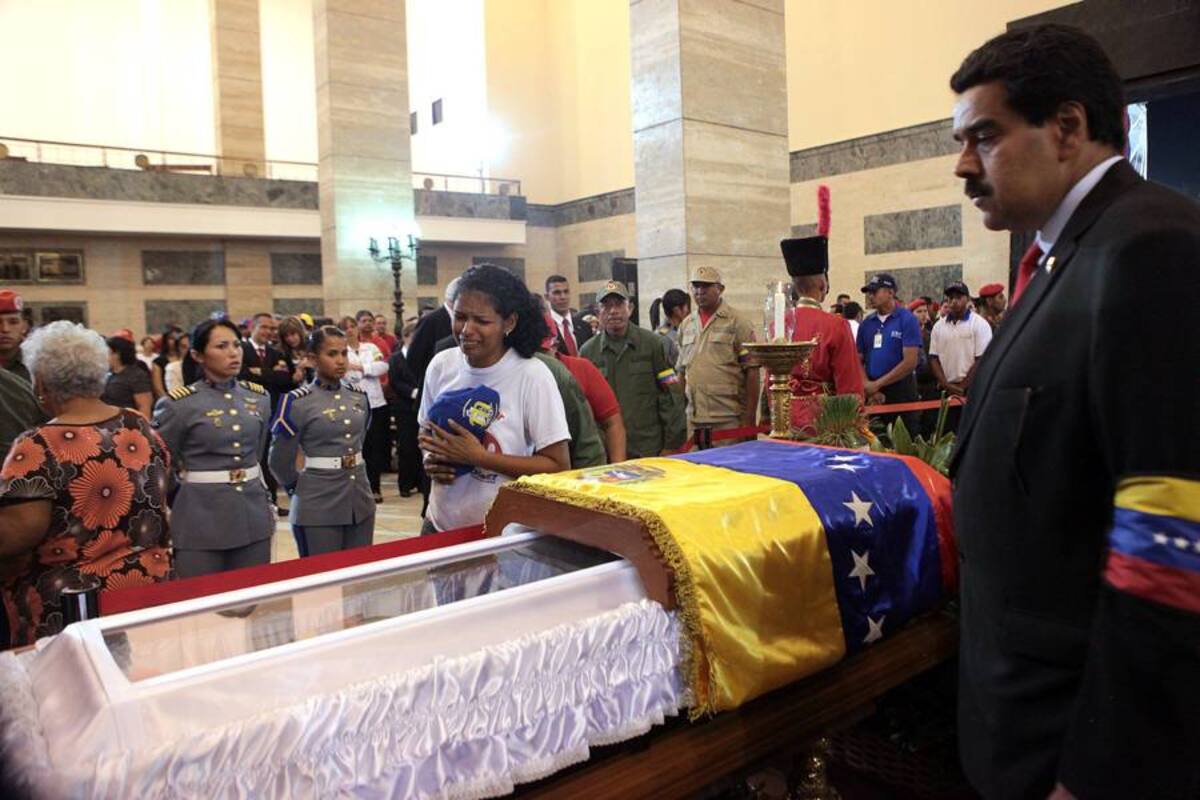 Se inició el ‘último adiós’ a Hugo Chávez (Foto: AFP / VANGUARDIA LIBERAL)