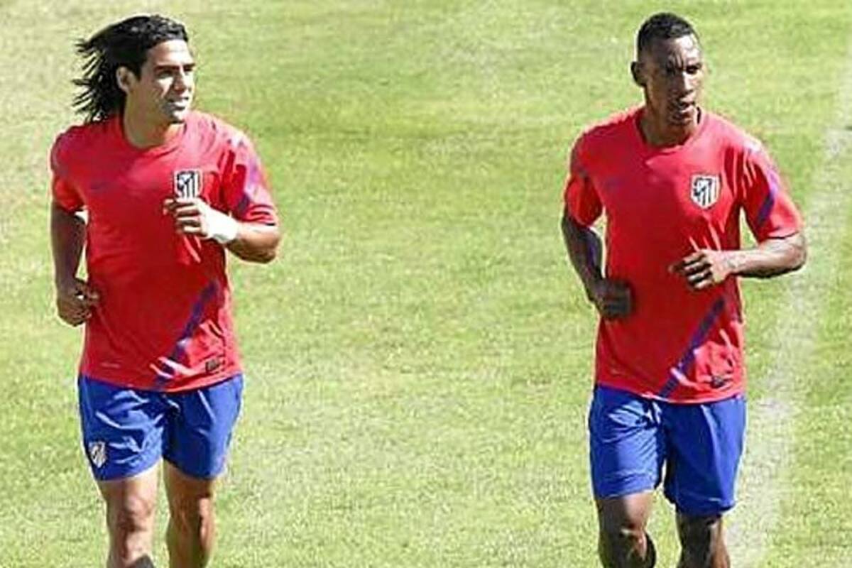 Falcao y Perea se ausentan del entrenamiento por un retraso en la vuelta (Foto: Tomado de internet/ VANGUARDIA LIBERAL)